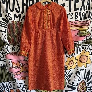 Red vintage dress by Younkers